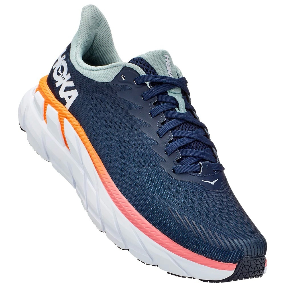 Like new HOKA ONE ONE CLIFTON 7 Running/Walking Shoe Blue Haze Sz 9.5D EUC $72